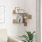 vidaXL Wall Corner Shelf Artisan Oak 40x40x49.5 cm Engineered Wood