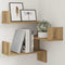 vidaXL Wall Corner Shelf Artisan Oak 40x40x49.5 cm Engineered Wood