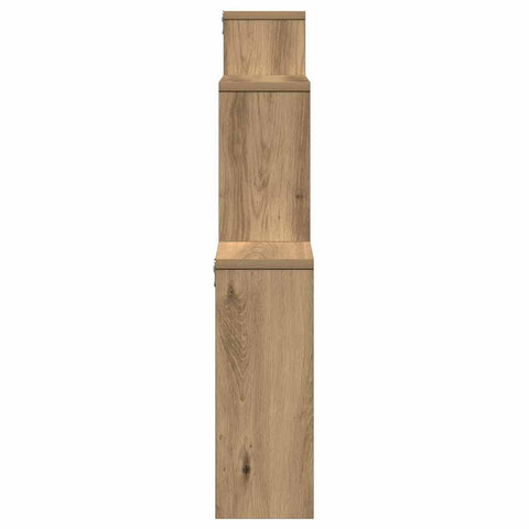 vidaXL Wall Shelf Artisan Oak 80x15x78.5 cm Engineered Wood