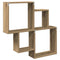 vidaXL Wall Shelf Artisan Oak 80x15x78.5 cm Engineered Wood