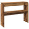 vidaXL Console Table Old Wood 80x30x102 cm Engineered Wood