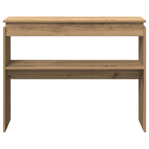 vidaXL Console Table Artisan Oak 102x30x80 cm Engineered Wood