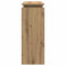 vidaXL Console Table Artisan Oak 102x30x80 cm Engineered Wood