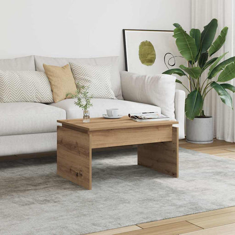 vidaXL Coffee Table Artisan Oak 68x50x38 cm Engineered Wood