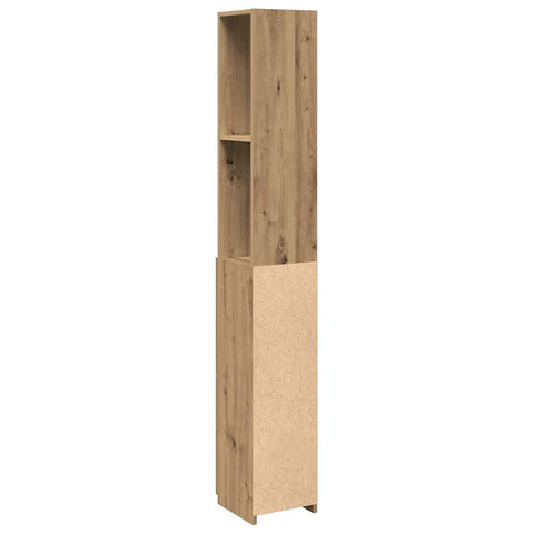 vidaXL Bathroom Cabinet Artisan Oak 25x25x170 cm Engineered Wood