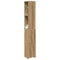 vidaXL Bathroom Cabinet Artisan Oak 25x25x170 cm Engineered Wood