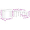 vidaXL Nesting Coffee Tables 3 pcs Old Wood Engineered Wood