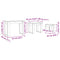 vidaXL Nest of Tables 3 pcs Old Wood Engineered Wood