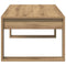 vidaXL Coffee Table Artisan Oak 102x50x35 cm Engineered Wood