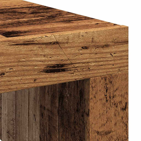 vidaXL Coffee Table Old Wood 100x100x35 cm Engineered Wood