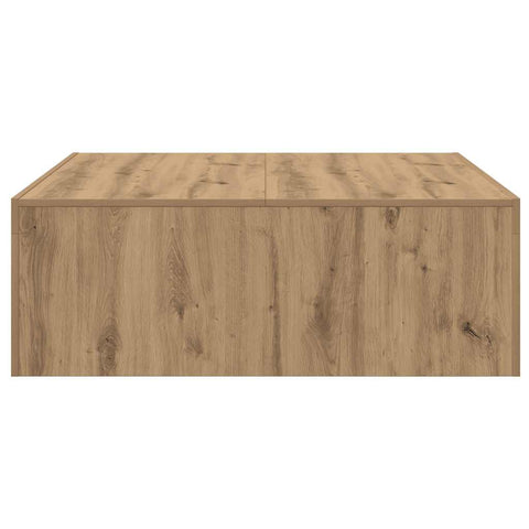 vidaXL Coffee Table Artisan Oak 100x100x35 cm Engineered Wood
