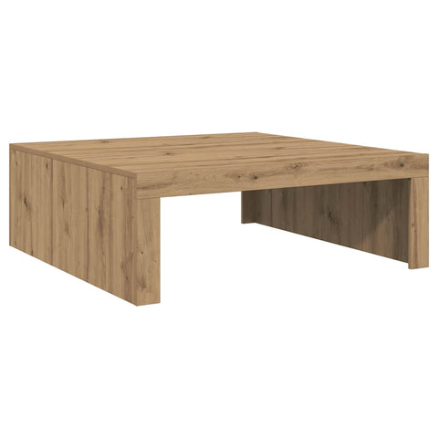 vidaXL Coffee Table Artisan Oak 100x100x35 cm Engineered Wood