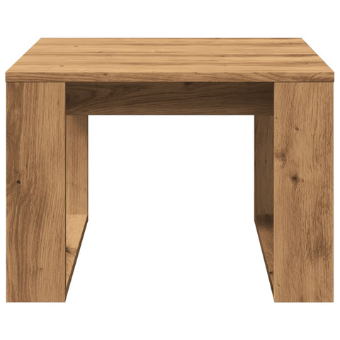 vidaXL Side Table Artisan Oak 50x50x35 cm Engineered Wood