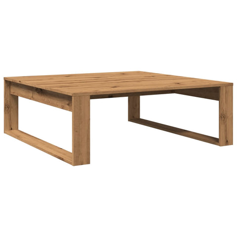 vidaXL Coffee Table Artisan Oak 100x100x35 cm Engineered Wood