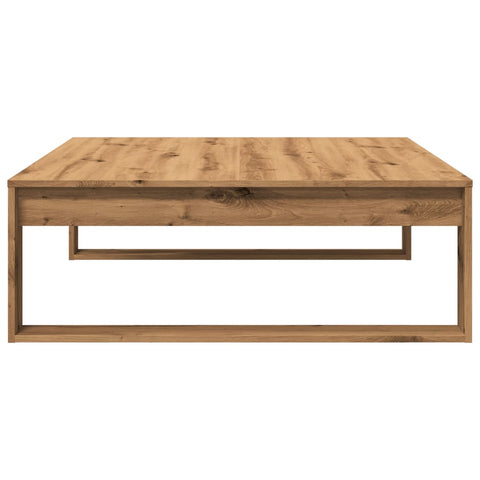 vidaXL Coffee Table Artisan Oak 100x100x35 cm Engineered Wood