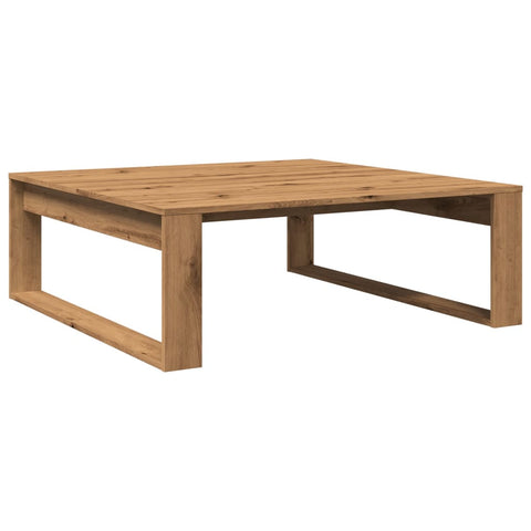 vidaXL Coffee Table Artisan Oak 100x100x35 cm Engineered Wood