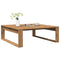 vidaXL Coffee Table Artisan Oak 100x100x35 cm Engineered Wood