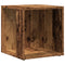 vidaXL Side Table Old Wood 33x33x34 cm Engineered Wood