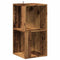 vidaXL Corner Cabinet Old Wood 33x33x67 cm Engineered Wood