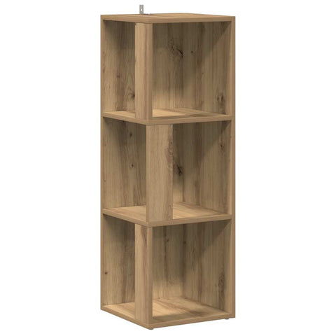 vidaXL Corner Cabinet Artisan Oak 33x33x100 cm Engineered Wood