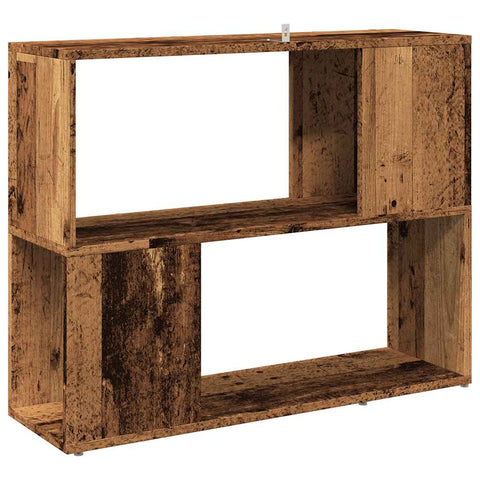 vidaXL Book Cabinet/Room Divider Old Wood 80x24x63 cm