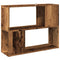 vidaXL Book Cabinet/Room Divider Old Wood 80x24x63 cm