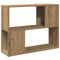 vidaXL Book Cabinet/Room Divider Artisan Oak 80x24x63 cm
