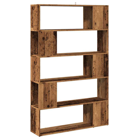 vidaXL Book Cabinet/Room Divider Old Wood 100x24x155 cm