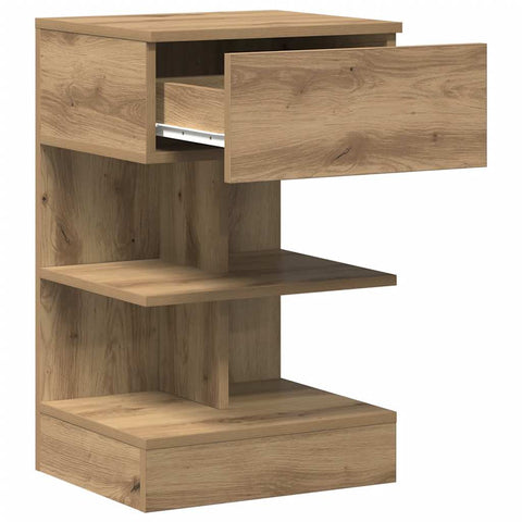 vidaXL Bedside Cabinets 2 pcs Artisan Oak 40x35x65 cm Engineered Wood