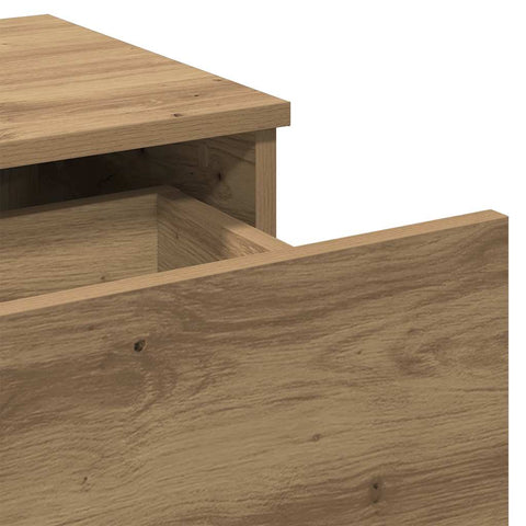 vidaXL Bedside Cabinets 2 pcs Artisan Oak 40x35x65 cm Engineered Wood
