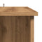 vidaXL Bar Table with Shelf Artisan Oak 102x50x103.5 cm Engineered Wood