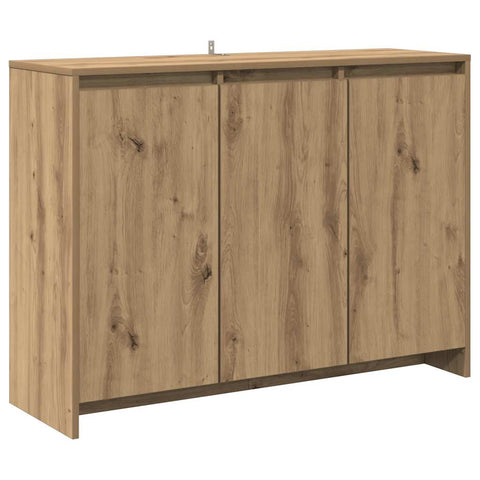vidaXL Sideboard Artisan Oak 102x33x75 cm Engineered Wood