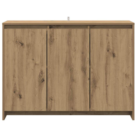 vidaXL Sideboard Artisan Oak 102x33x75 cm Engineered Wood