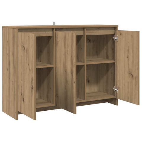 vidaXL Sideboard Artisan Oak 102x33x75 cm Engineered Wood