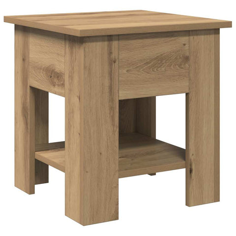 vidaXL Coffee Table Artisan Oak 40x40x42 cm Engineered Wood