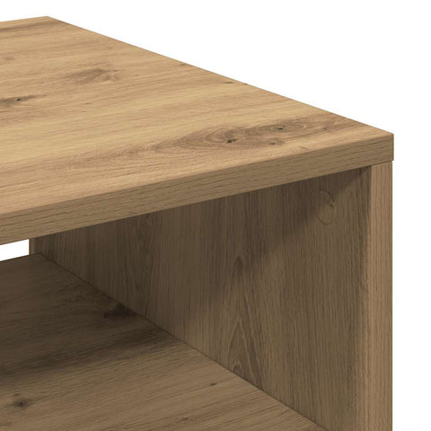 vidaXL Coffee Table Artisan Oak 40x40x43 cm Engineered Wood