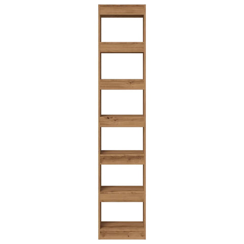 vidaXL Book Cabinet/Room Divider Artisan Oak 40x30x198 cm