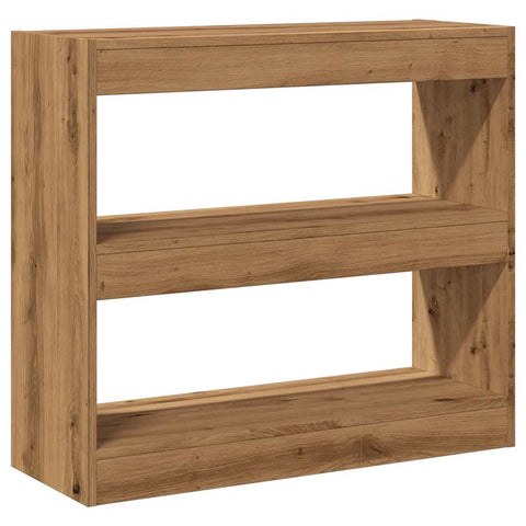 vidaXL Book Cabinet/Room Divider Artisan Oak 80x30x72 cm