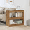 vidaXL Book Cabinet/Room Divider Artisan Oak 80x30x72 cm