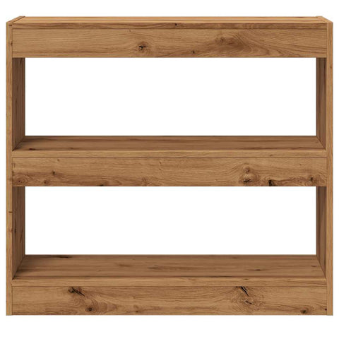 vidaXL Book Cabinet/Room Divider Artisan Oak 80x30x72 cm