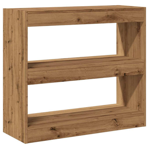 vidaXL Book Cabinet/Room Divider Artisan Oak 80x30x72 cm