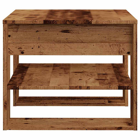 vidaXL Coffee Table Old Wood 55.5x55x45 cm Engineered Wood