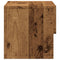 vidaXL Wall-mounted Bedside Cabinet Old Wood