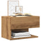vidaXL Wall-mounted Bedside Cabinets 2 pcs Artisian Oak