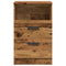 vidaXL Bedside Cabinet Old Wood 40x36x65 cm Engineered Wood