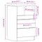 vidaXL Bedside Cabinets 2 pcs Old Wood 40x36x65 cm Engineered Wood