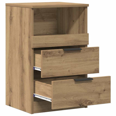 vidaXL Bedside Cabinets 2 pcs Artisan Oak 40x36x65 cm Engineered Wood