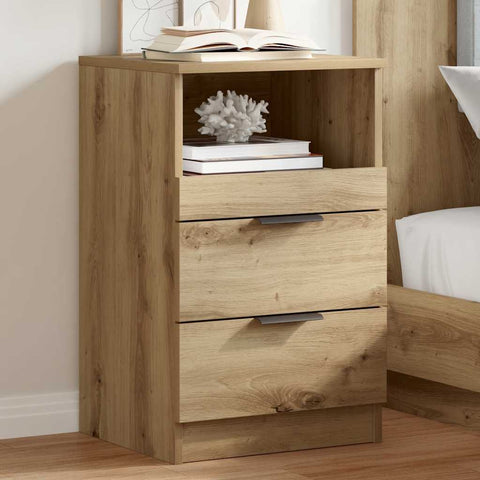 vidaXL Bedside Cabinets 2 pcs Artisan Oak 40x36x65 cm Engineered Wood