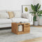 vidaXL Coffee Table Artisan Oak 50x50x36 cm Engineered Wood