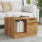 vidaXL Coffee Table Artisan Oak 50x50x36 cm Engineered Wood